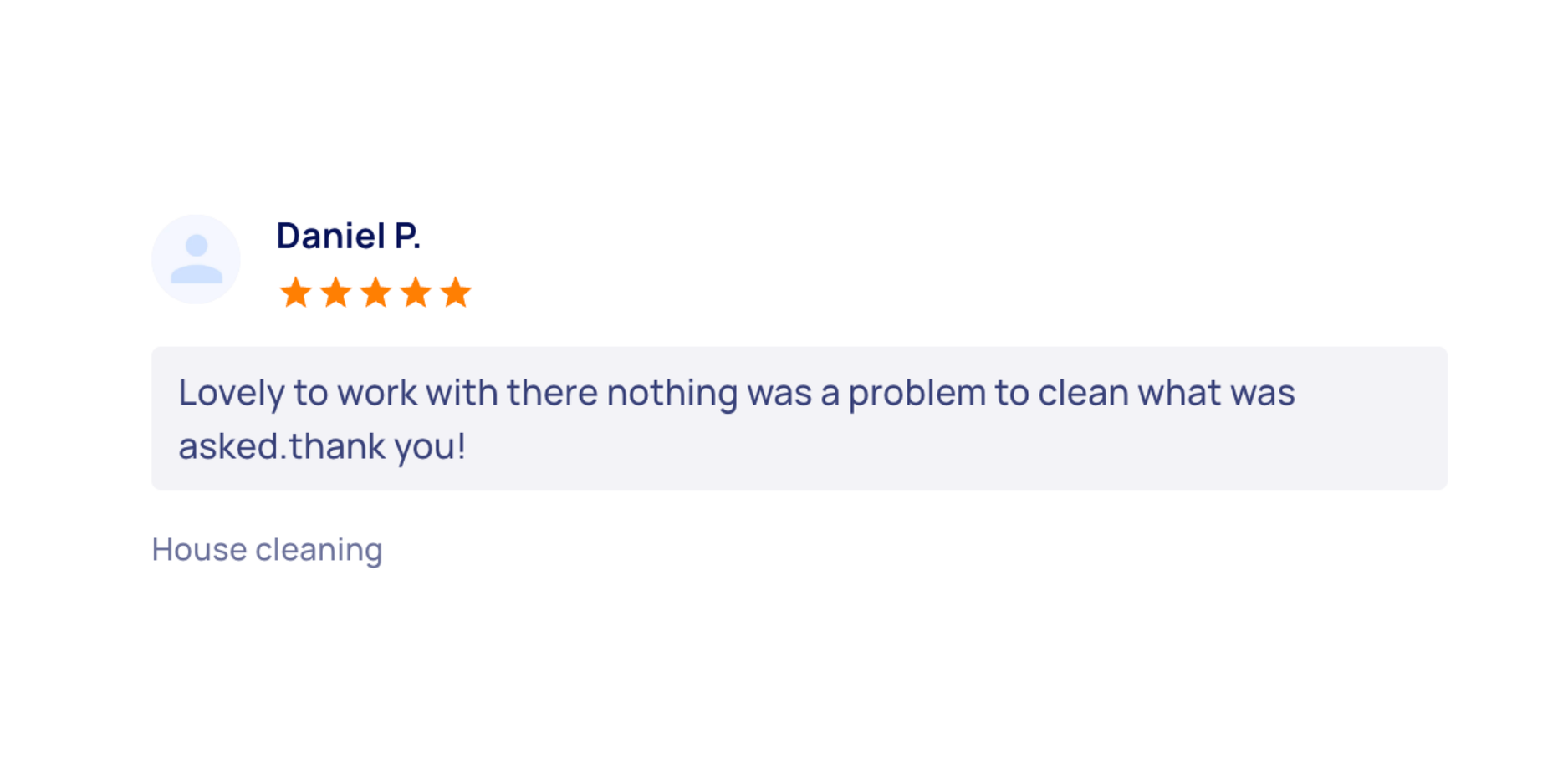 Customer testimonial 3