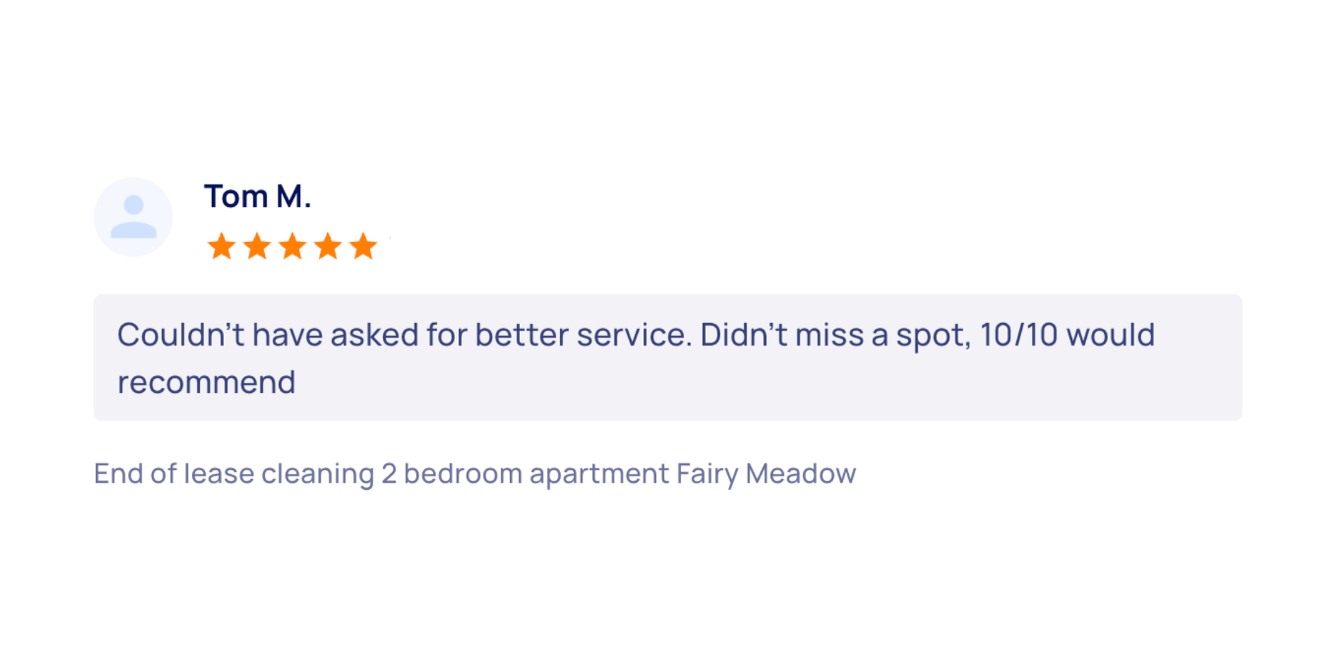 Customer testimonial 5